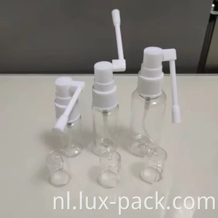 Hoogwaardige medisch huisdier plastic lange spuitmondstuk orale mond nasale mist spuitfles